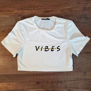 SHEIN White Short Crop Top